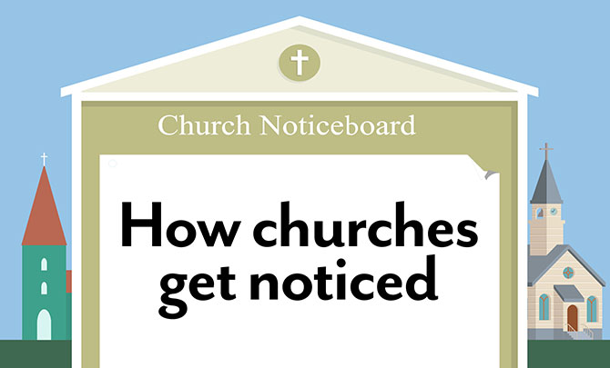 How churches get noticed